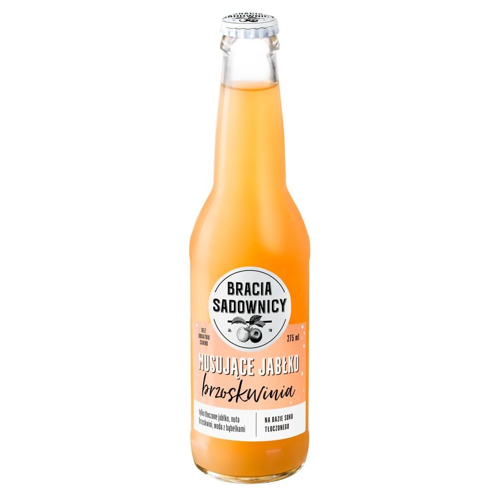 Bracia Sadownicy Napój musujące jabłko brzoskwinia 275 ml