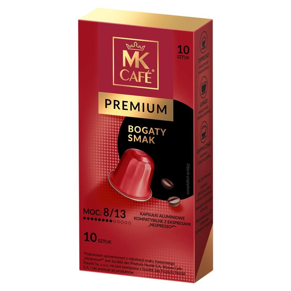 MK Café Premium Kawa palona mielona w kapsułkach 57 g (10 sztuk)