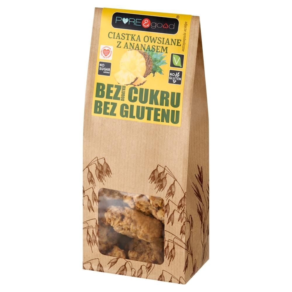 Pure&Good Ciastka owsiane z ananasem 150 g