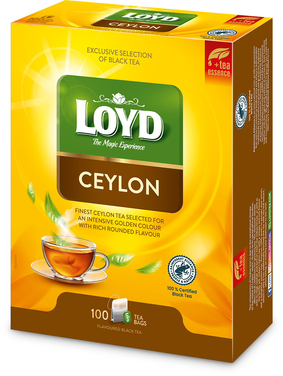 Herbata Ceylon czarna 100 torebek ex.