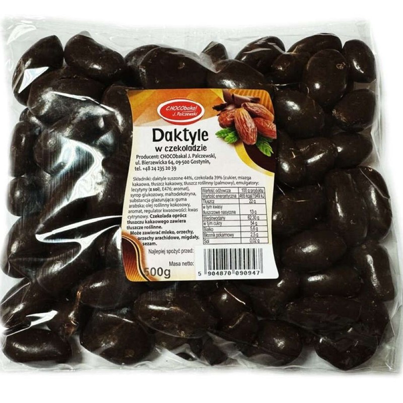 Daktyle w czekoladzie Chocobakal J. Palczewski 500 g