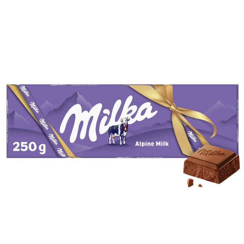 Czekolada mleczna z mleka alpejskiego Milka 250 g