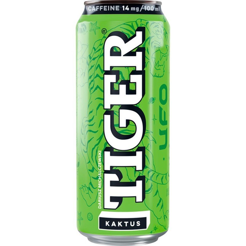 Napój energetyzujący o smaku kaktusa TIGER 500 ml
