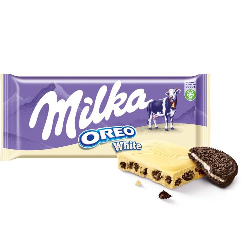 Czekolada mleczna Oreo white Milka 100 g