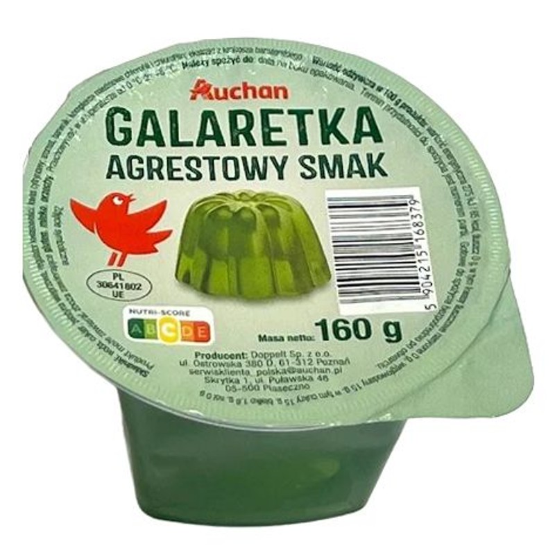 Galaretka agrestowy smak Auchan 160 g