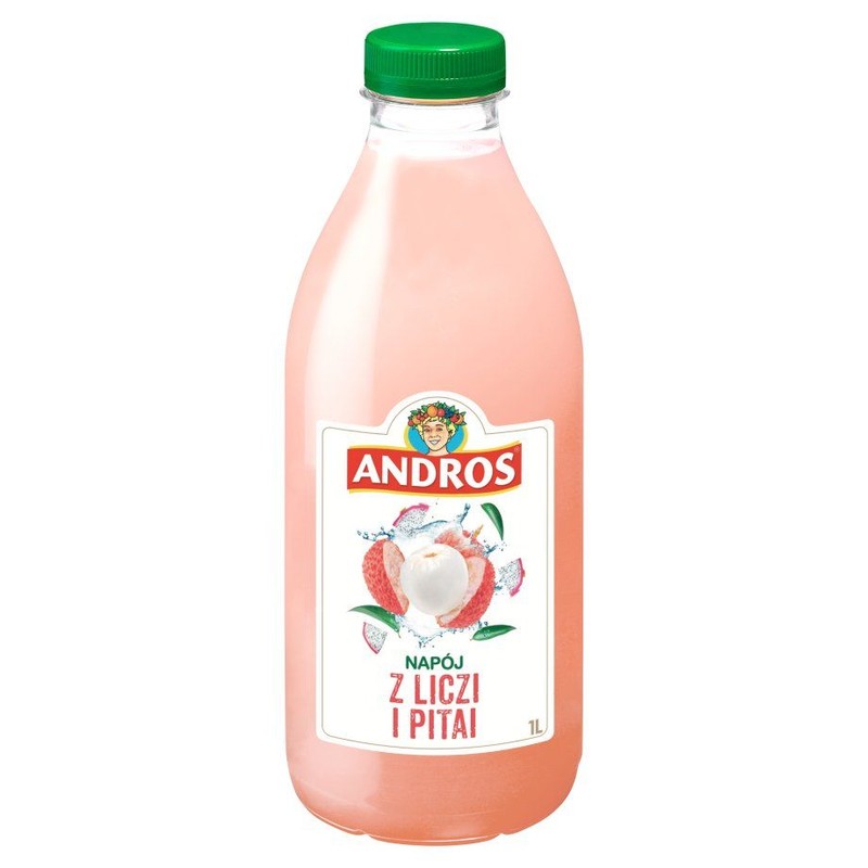 Napój z Liczi i Pitai Andros 1 l