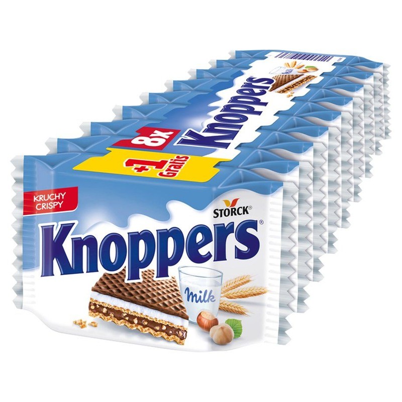 Wafelek orzechowy Knoppers 9 x 25 g
