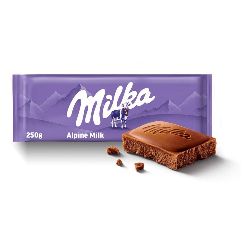 Czekolada mleczna z mleka alpejskiego Milka 250 g