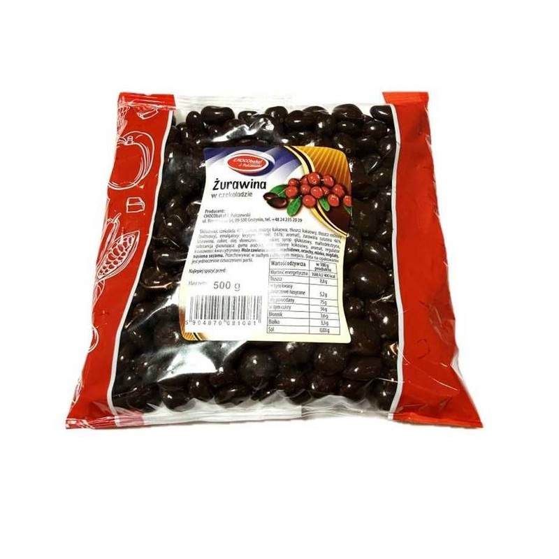 Żurawina w czekoladzie Chocobakal J. Palczewski 500 g
