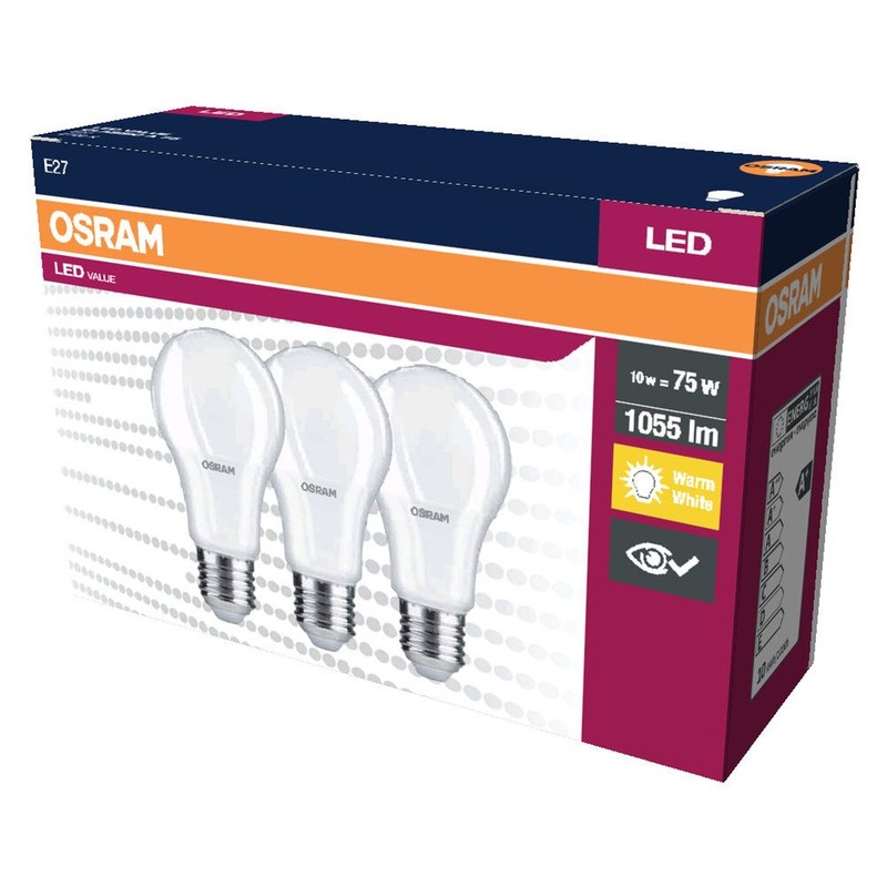Żarówka LED Value Classic E27 10W 2700K Osram 3 sztuki