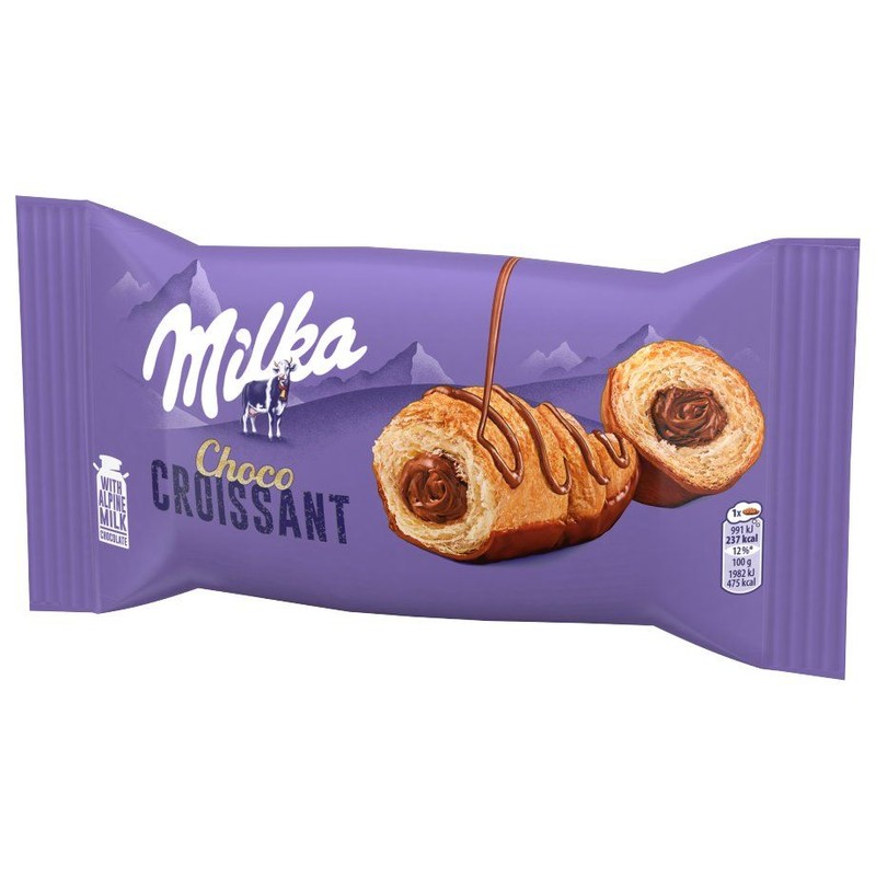 Croissant z nadzieniem czekoladowym  Milka 50 g