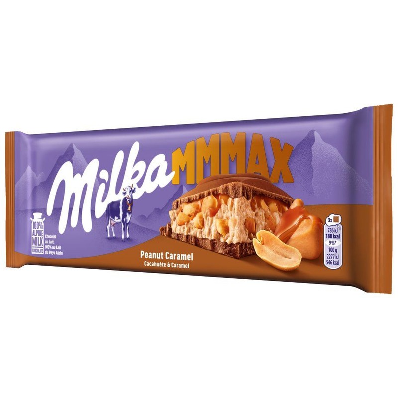 Czekolada mleczna Peanut Caramel Milka 276 g