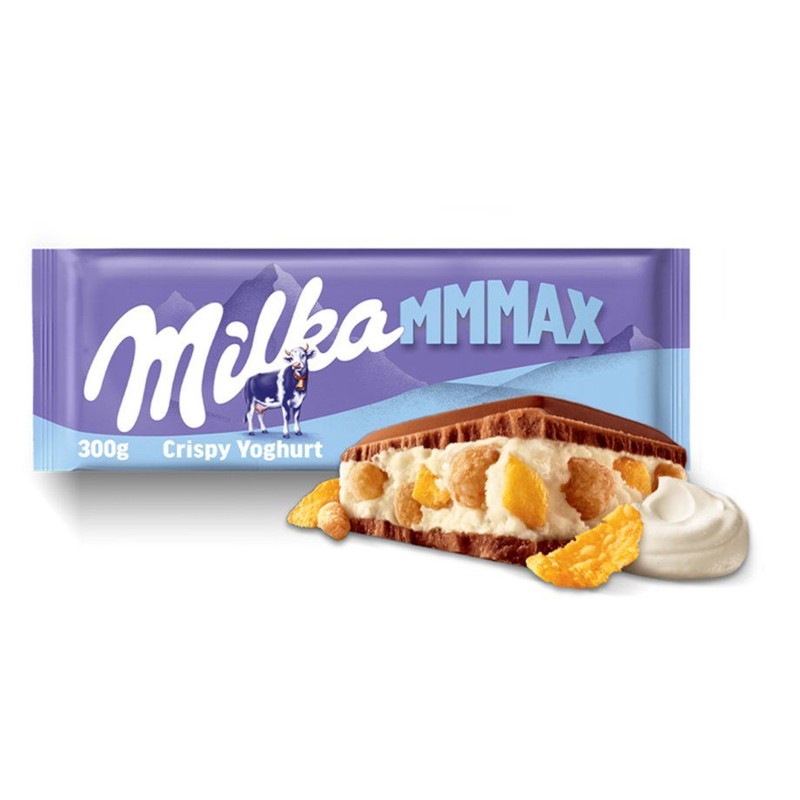 Czekolada mleczna MMMax Crispy Yoghurt    Milka 300 g