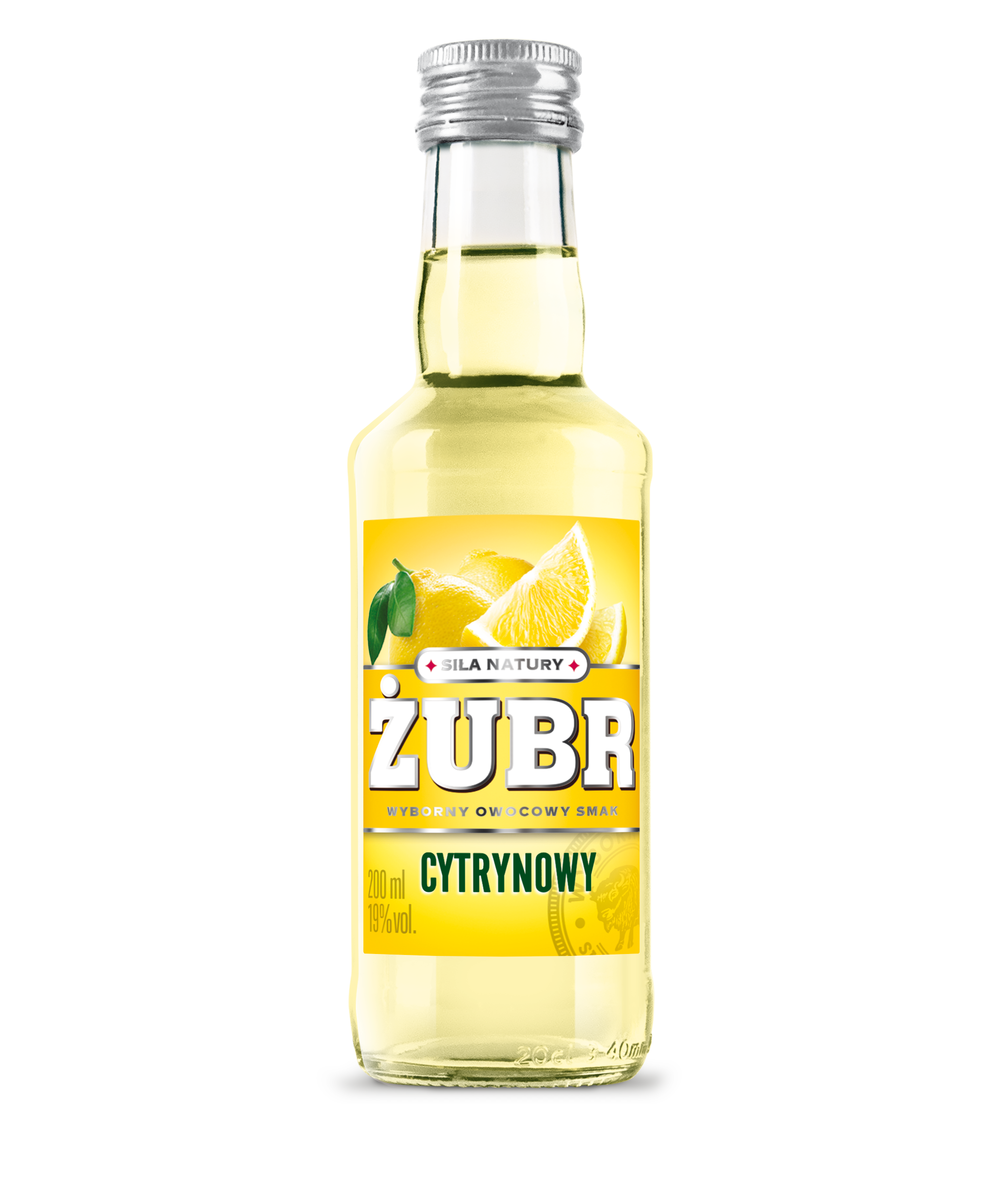 Żubr Cytrynowy 19% 200 Ml