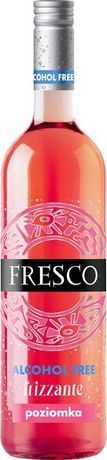 Wino Fresco Frizzante Free Poziomka 0% czerwone słodkie 750 ml