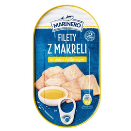 Marinero Filety z makreli w oleju roślinnym 170 g