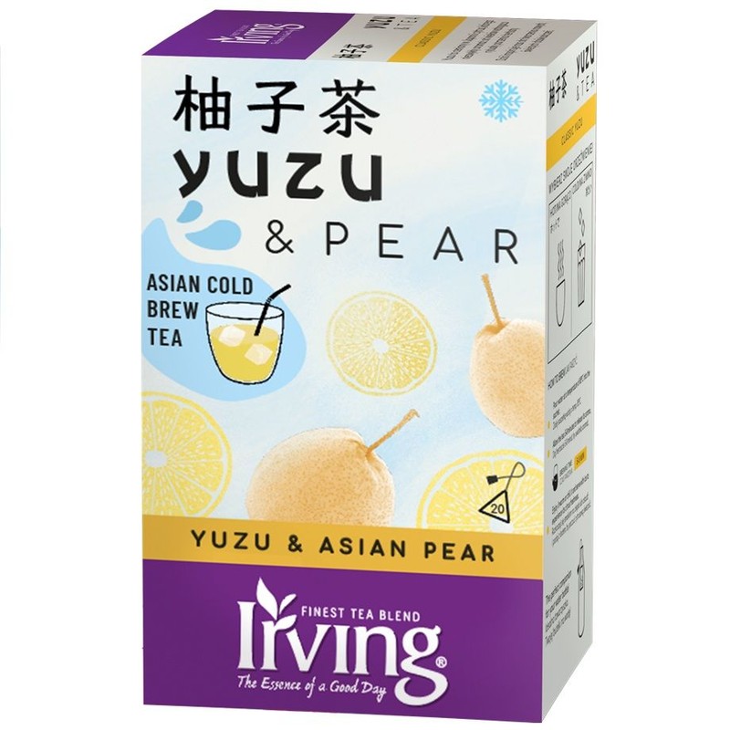 Herbata na zimno Cold Brew Yuzu & Pear Irving 20 torebek