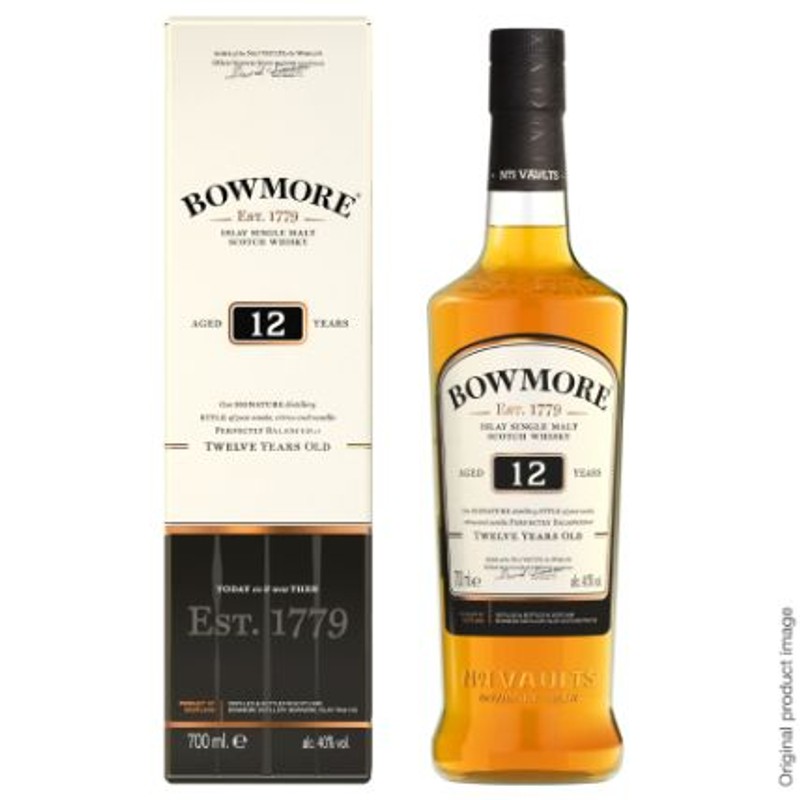 Whisky szkocka 12-letnia alk. 40% obj. Bowmore 700 ml