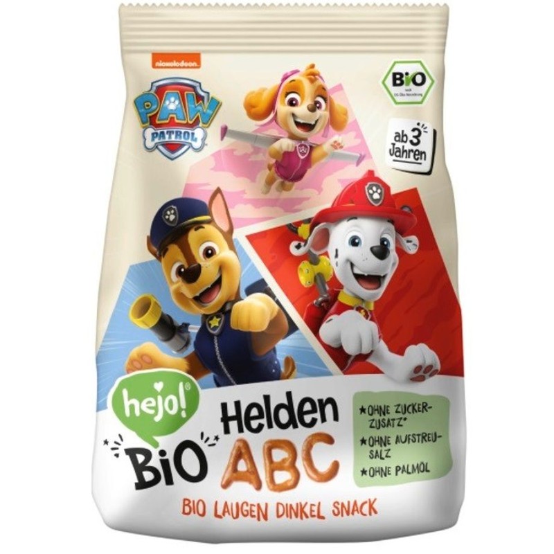BIO Precelki orkiszowe alfabet  Psi Patrol 80 g