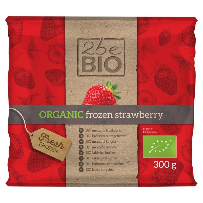 BIO Truskawka mrożona   2beBio 300 g