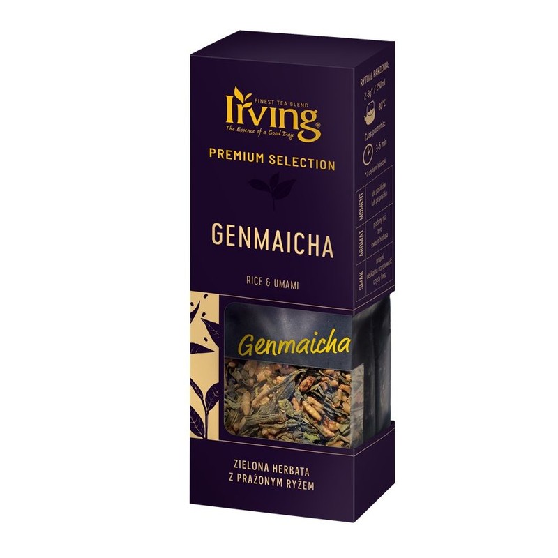 Herbata zielona z prażonym ryżem Genmaicha   Irving 75 g