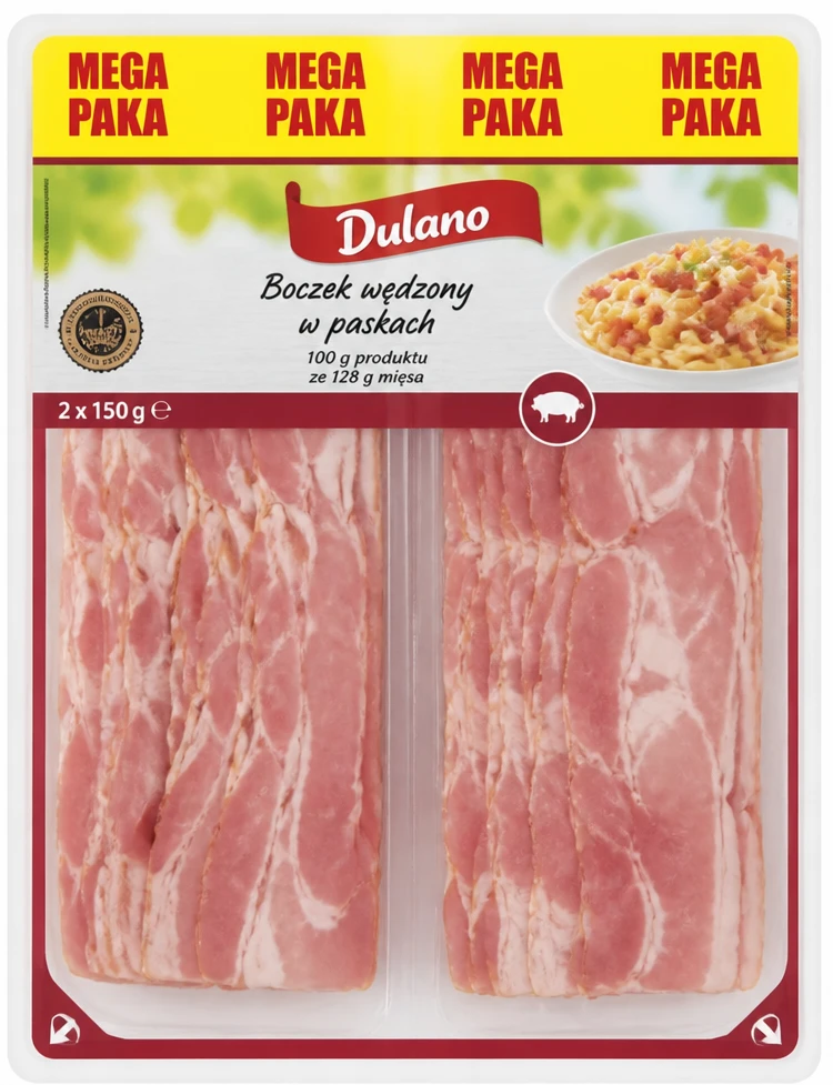 DULANO Boczek wędzony w paskach