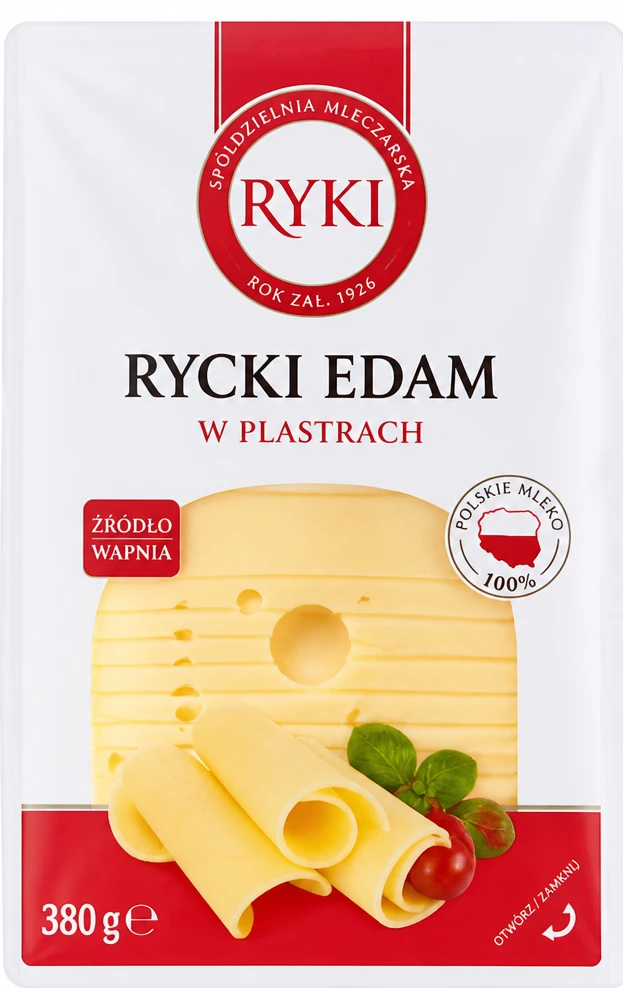 RYKI Rycki Edam w plastrach