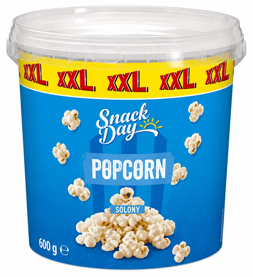 SNACK DAY Popcorn solony, XXL