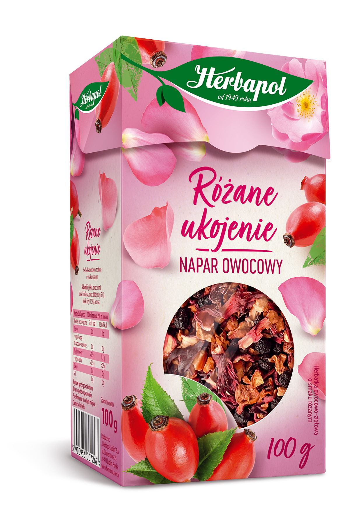 Napar Owocowy Różane Ukojenie 100G - Herbapol Lublin