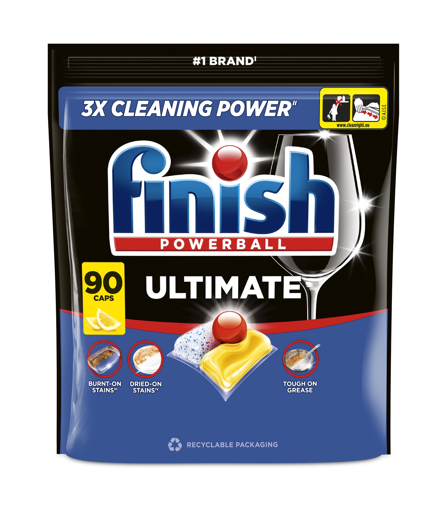Finish Ultimate Kapsułki Do Zmywarki Lemon 90 Szt.