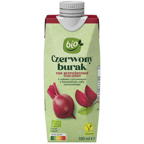 BIO Sok z czerwonych buraków