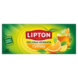Lipton Zielona herbata z nutą cytrusów (20 torebek) 26 g