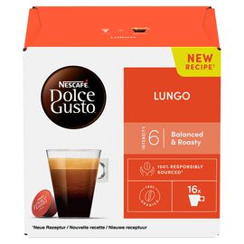 Nescafé Dolce Gusto Lungo Palona kawa mielona 89,6 g (16 x 5,6 g)
