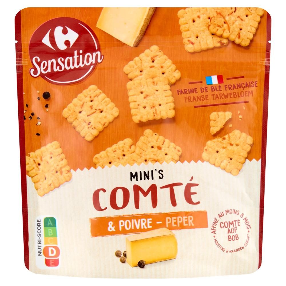 Carrefour Sensation Ciasteczka z serem Comté 100 g