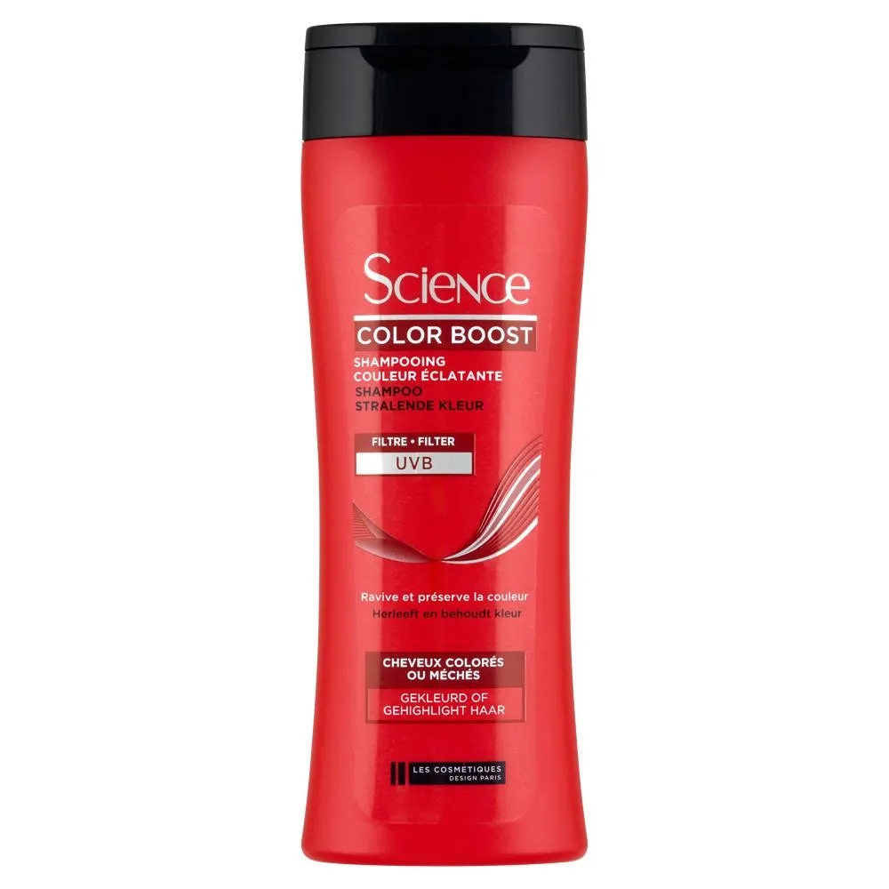 Science Color Boost Szampon do włosów farbowanych lub z pasemkami 300 ml
