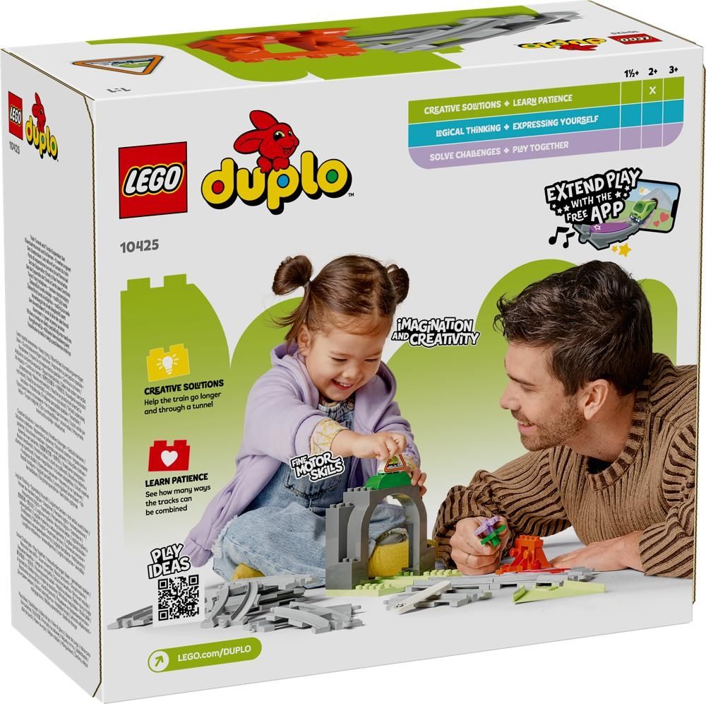 LEGO  DUPLO  Town Tunel i tory kolejowe — zestaw rozszerzający 10425