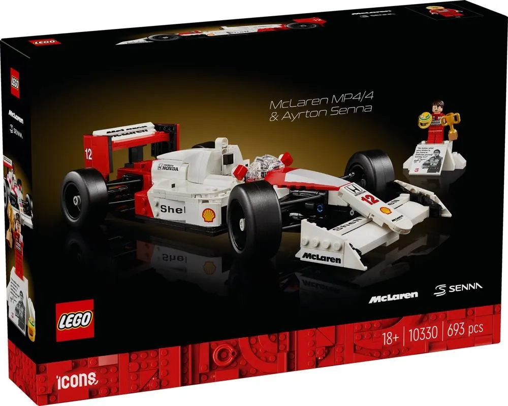 Lego Icons 10330 Mclaren Mp4/4 I Ayrton Senna