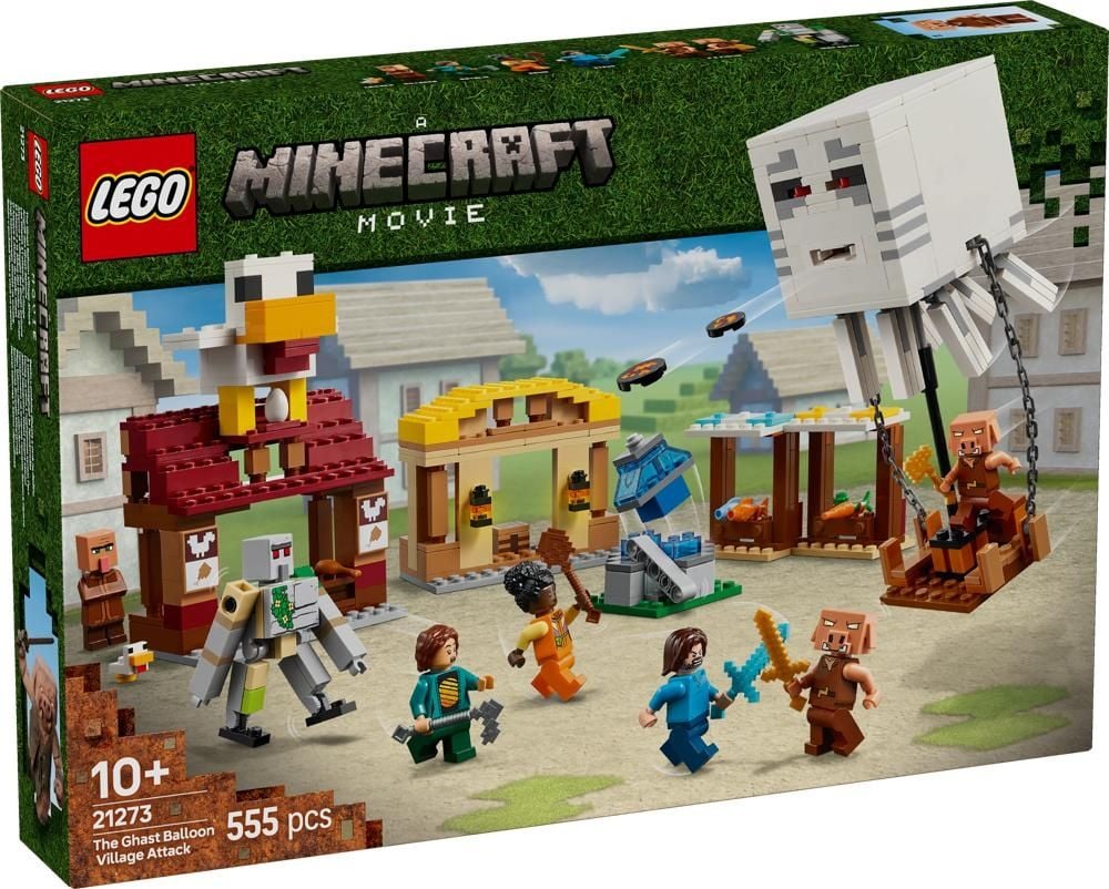 LEGO Minecraft 21273 Atak balonowego Ghasta na wioskę