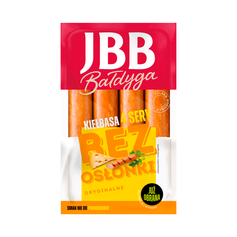 KIEŁBASA 4 SERY BEZ OSŁONKI 330 G