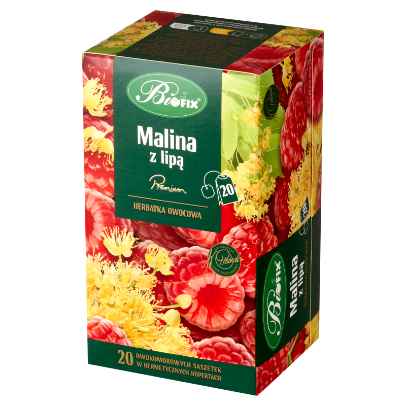 Malina z Lipą Herbatka owocowa 20 torebek