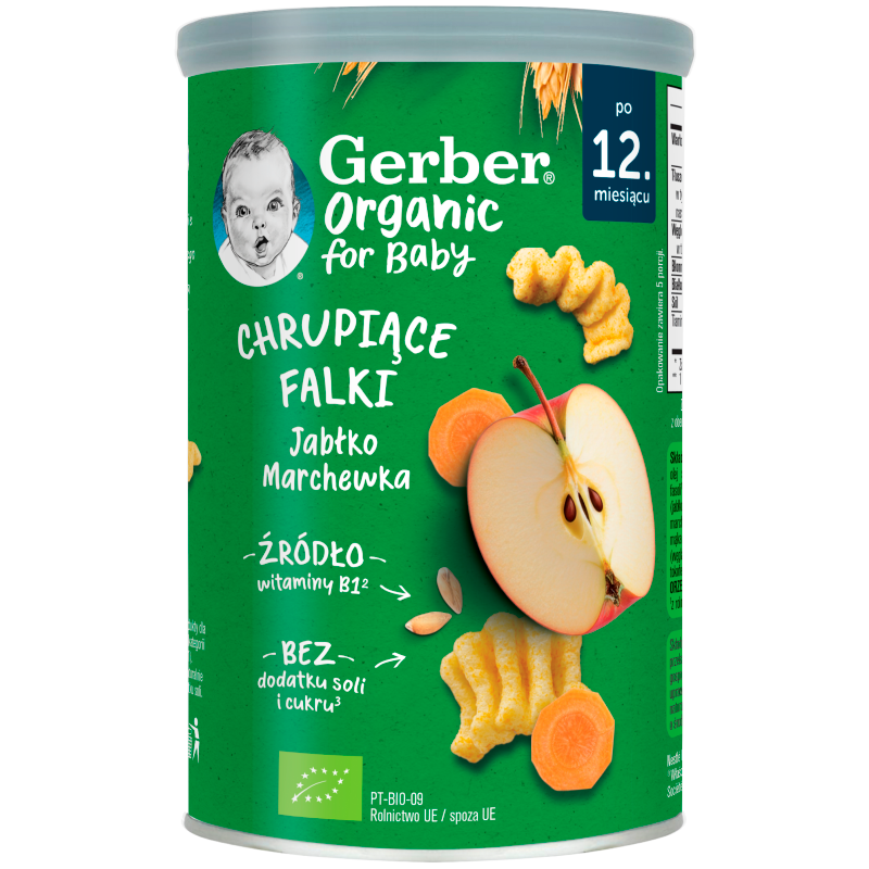 Chrupiące falki o sm. jabłko-marchewka - po 12 miesiącu