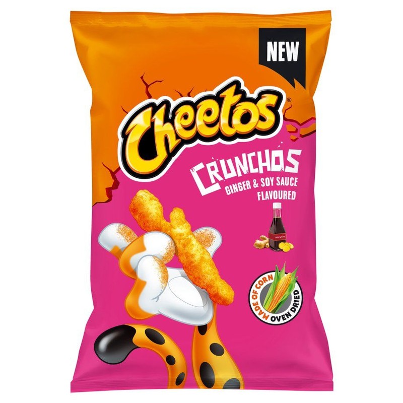 Chrupki o smaku imbiru i sosu sojowego Cheetos 165 g