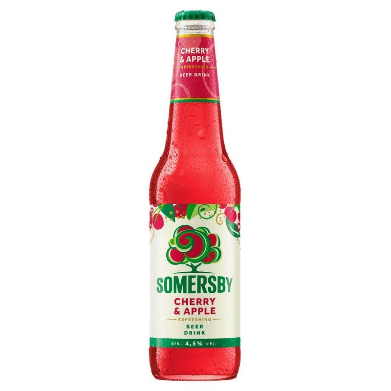 Piwo smakowe Cherry Apple o smaku wiśni i jabłka alk. 4,5% obj. Somersby 400 ml