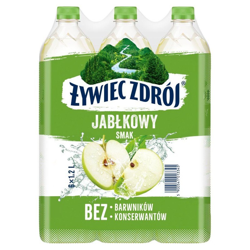 Woda niegazowana z sokiem jabłkowym Żywiec Zdrój 6 x 1,2 l