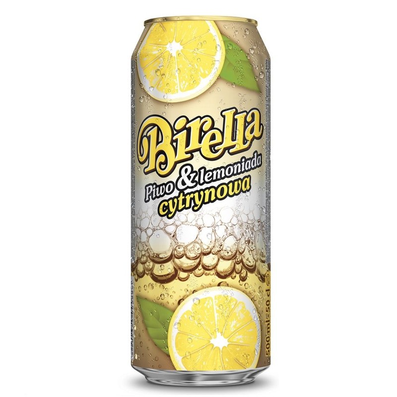 Piwo i lemoniada cytrynowa alk.2.4% obj. Birella 500 ml