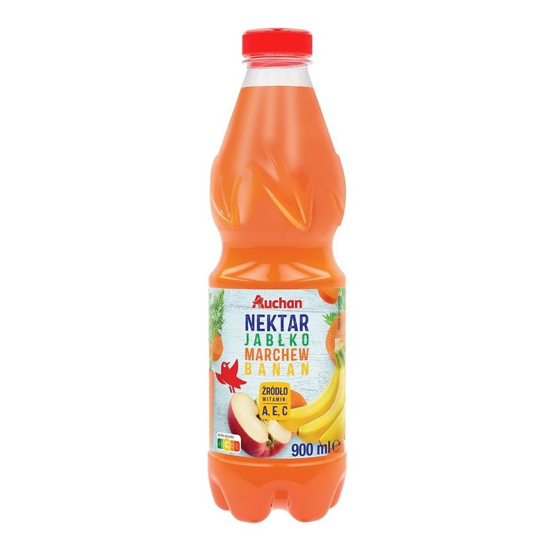 Sok marchwiowo-owocowy Auchan 900 ml