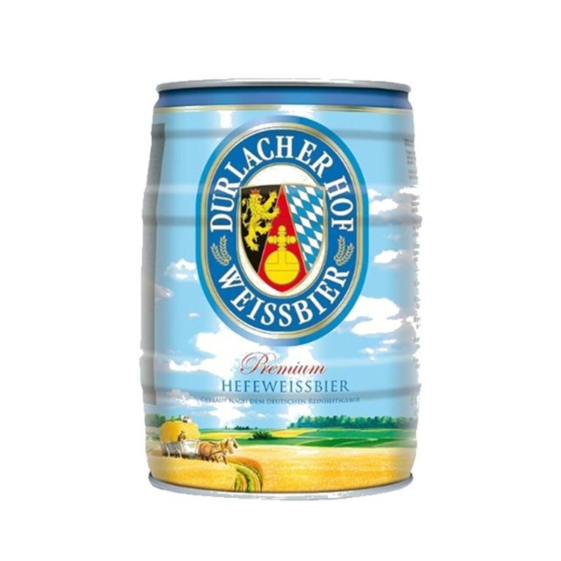 Piwo jasne Helles Lager alk. 5,3% obj. Durlacher  5 l