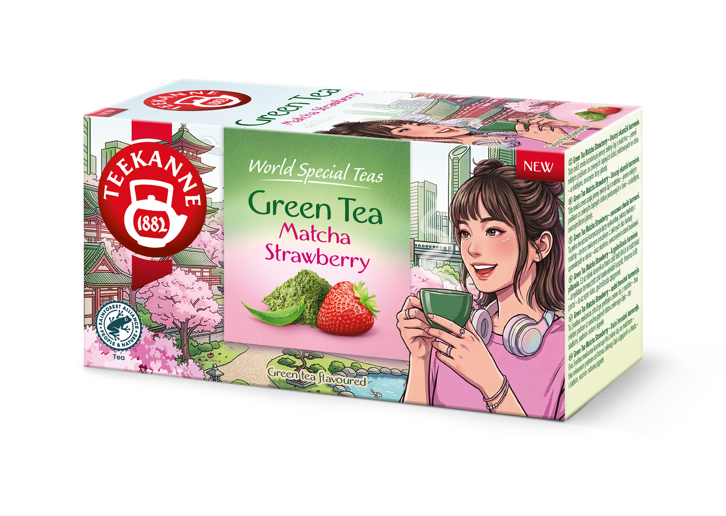Teekanne Wst "Green Tea Matcha Strawberry" Rfa 20X1.75 G.