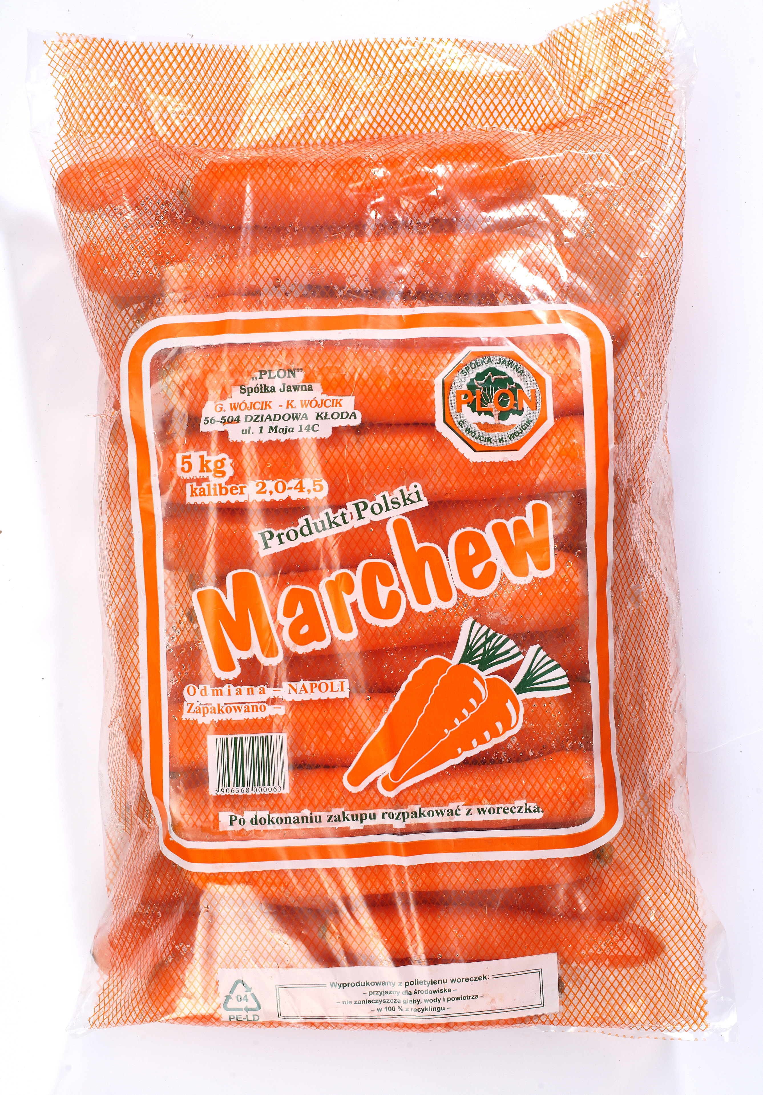 Marchew Folia Polska 5Kg