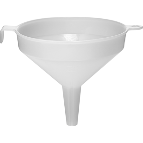 Lejek plastikowy biały 10 cm